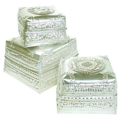 RECYCLED ALUMINUM OFFERING BOX SET/3